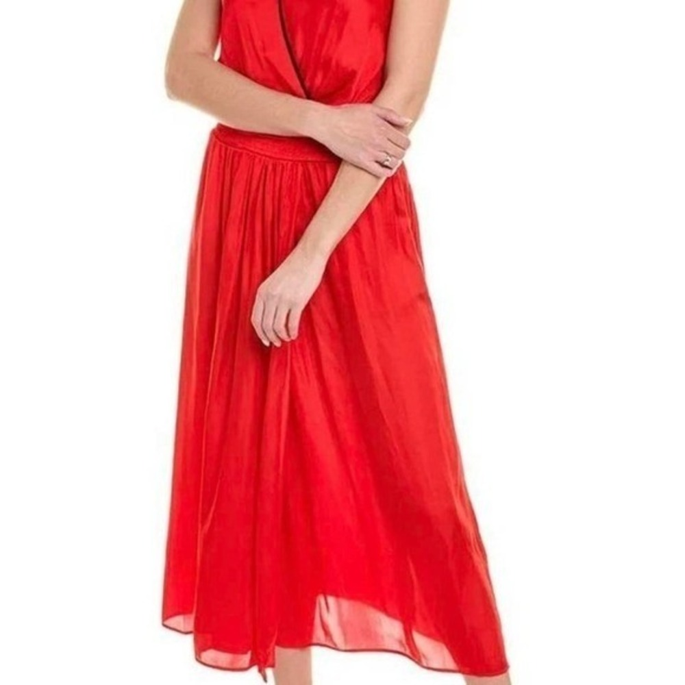 The Kooples Paris Red Midi Dress / Size XS / NWT / Sleeveless